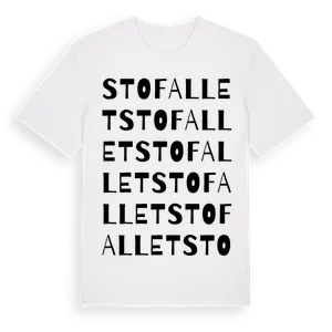 Stofallet ordlek t-shirt – ekologisk bomull t-shirt från Pinshirt