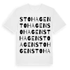 Stohagen ordlek t-shirt – ekologisk bomull t-shirt från Pinshirt