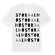 Stora Almö ordlek t-shirt