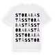 Stora Bastås ordlek t-shirt