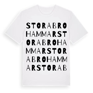 Stora Brohammar ordlek t-shirt – ekologisk bomull t-shirt från Pinshirt