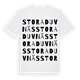 Stora Duvnäs ordlek t-shirt