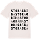 Vintage White t-shirt med Stora Gräna ordlek t-shirt