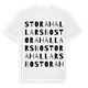 Stora Hallarsbo ordlek t-shirt