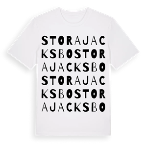 Stora Jacksbo ordlek t-shirt – ekologisk bomull t-shirt från Pinshirt