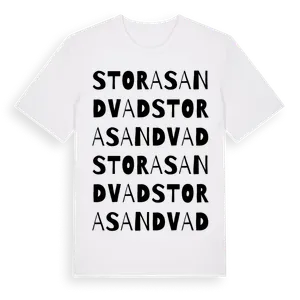 Stora Sandvad ordlek t-shirt – ekologisk bomull t-shirt från Pinshirt