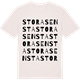 Vintage White t-shirt med Stora Sensta ordlek t-shirt
