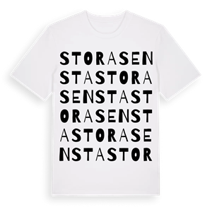 Stora Sensta ordlek t-shirt – ekologisk bomull t-shirt från Pinshirt
