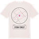 Vintage White t-shirt med Stora torget t-shirt