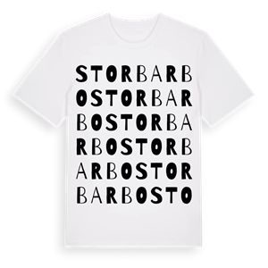 Storbarbo ordlek t-shirt – ekologisk bomull t-shirt från Pinshirt