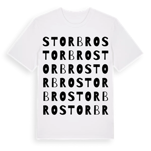 Storbro ordlek t-shirt – ekologisk bomull t-shirt från Pinshirt