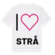 Jag älskar Strå t-shirt stort tryck