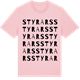 Pink Cotton t-shirt med Styrars ordlek t-shirt