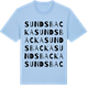 Blue Soul t-shirt med Sundsbacka ordlek t-shirt