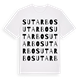 Sutarbo ordlek t-shirt