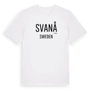 Svanå i Sverige t-shirt – ekologisk bomull t-shirt från Pinshirt