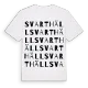 Svarthäll ordlek t-shirt