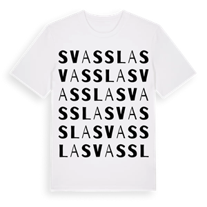 Svassla ordlek t-shirt – ekologisk bomull t-shirt från Pinshirt