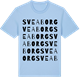 Blue Soul t-shirt med Sveaborg ordlek t-shirt