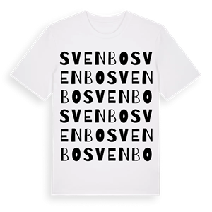 Svenbo ordlek t-shirt – ekologisk bomull t-shirt från Pinshirt