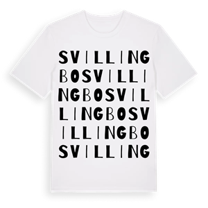 Svillingbo ordlek t-shirt – ekologisk bomull t-shirt från Pinshirt