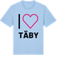 Blue Soul t-shirt med Jag älskar Täby t-shirt stort tryck
