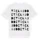 Täcka udde ordlek t-shirt