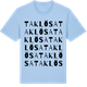 Blue Soul t-shirt med Taklösa ordlek t-shirt