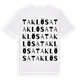 Taklösa ordlek t-shirt