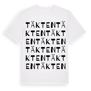 Täkten ordlek t-shirt – ekologisk bomull t-shirt från Pinshirt