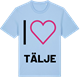 Blue Soul t-shirt med Jag älskar Tälje t-shirt stort tryck