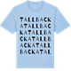 Blue Soul t-shirt med Tallbacka ordlek t-shirt