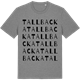 Mid Heather Gray t-shirt med Tallbacka ordlek t-shirt