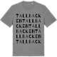 Mid Heather Gray t-shirt med Tallbacken ordlek t-shirt