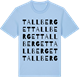Blue Soul t-shirt med Tallberget ordlek t-shirt
