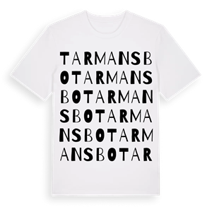 Tarmansbo ordlek t-shirt – ekologisk bomull t-shirt från Pinshirt