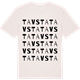 Vintage White t-shirt med Tavsta ordlek t-shirt