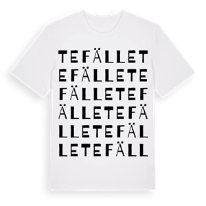 Tefälle ordlek t-shirt – ekologisk bomull t-shirt från Pinshirt