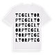 Tegeltorp ordlek t-shirt
