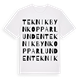 Teknikbyn Kopparlunden ordlek t-shirt