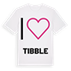 Jag älskar Tibble t-shirt stort tryck