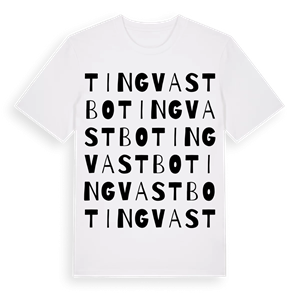 Tingvastbo ordlek t-shirt – ekologisk bomull t-shirt från Pinshirt