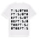 Tisjötorp ordlek t-shirt