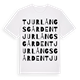 Tjurlångsgården ordlek t-shirt