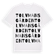 Tolvmansgården ordlek t-shirt