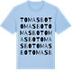 Blue Soul t-shirt med Tomasbo ordlek t-shirt