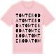 Pink Cotton t-shirt med Tomteboda ordlek t-shirt
