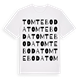 White t-shirt med Tomteboda ordlek t-shirt