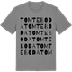 Mid Heather Gray t-shirt med Tomteboda ordlek t-shirt