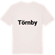 Vintage White t-shirt med Törnby fetstil t-shirt